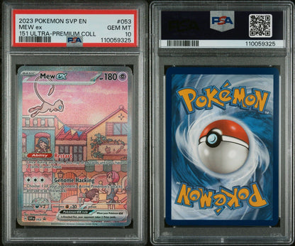 2023 POKEMON SVP EN-SV PROMO 151 ULTRA-PREMIUM COLLECTION #053 MEW EX PSA 10  (English Version)