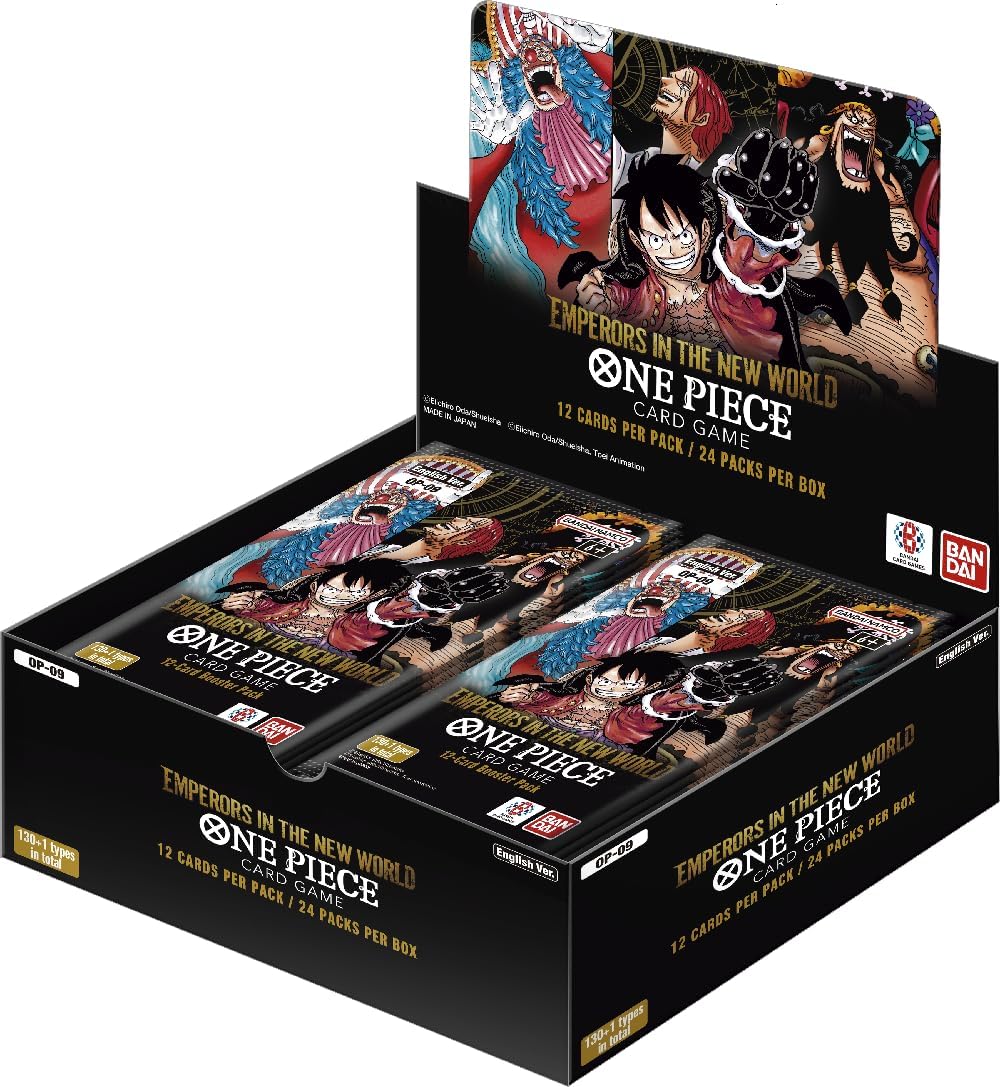 BANDAI Emperors in The New World Booster OP-09 - One Piece Card Game - English