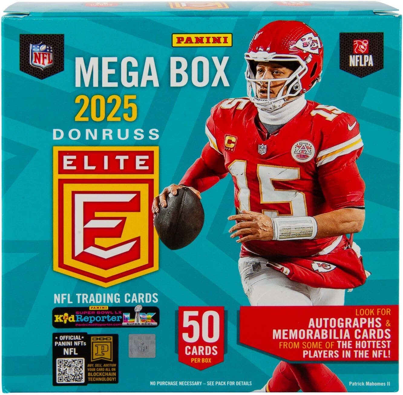 2025 Panini Donruss Elite Football Trading Cards Mega Box