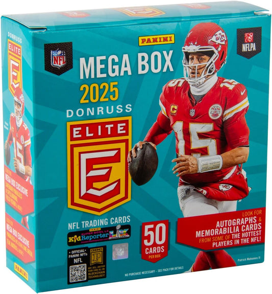 2025 Panini Donruss Elite Football Trading Cards Mega Box