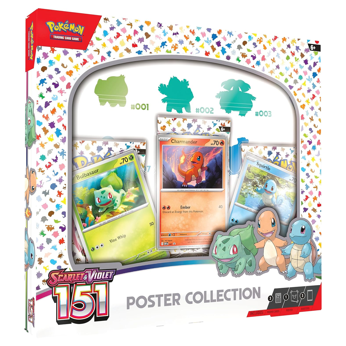Pokemon TCG Scarlet & Violet 3.5 Pokemon 151 Poster Collection