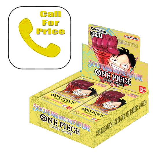 (Call For Price) Bandai One Piece Card Game: Booster Display in The Future (OP-07) Trading Card Display for Kids Age 6+ (English Version)