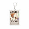 One Piece Wanted Poster Acrylic Keychain – Anime Pirate Bounty Keyring