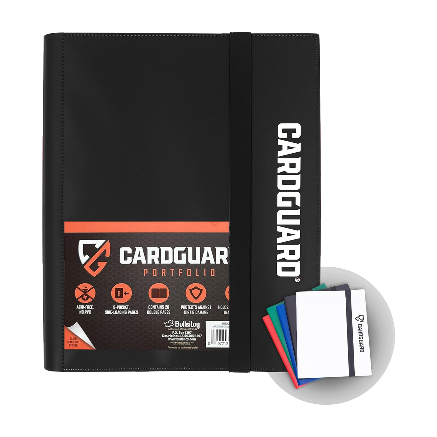 CardGuard Trading Card Binder Pro-Folio – 4 Pocket Binder - Side-Loading Album, Durable & Acid-Free Storage for Pokémon, YuGiOh, MTG, TCG, Game & Sports Cards