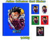 One Piece Monkey D. Luffy Anime Card Binder Straw Hat Pirates Edition