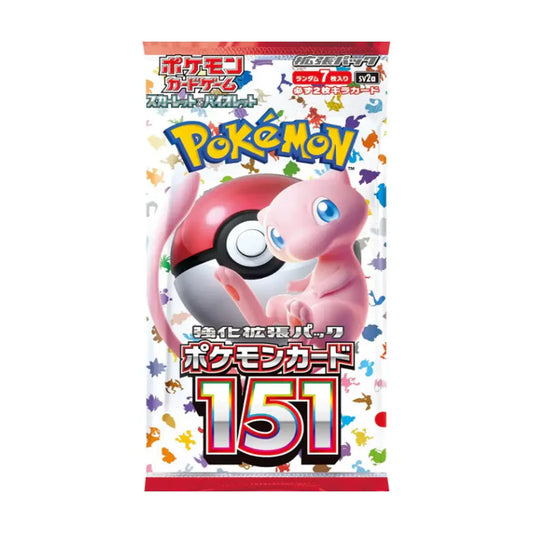 151 Pokemon Card Game Scarlet & Violet Enhanced Expansion Booster Pack (Japanese Version)