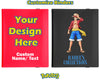 One Piece Straw Hat Crew TCG Album Personalized Name 9 Pocket Binder