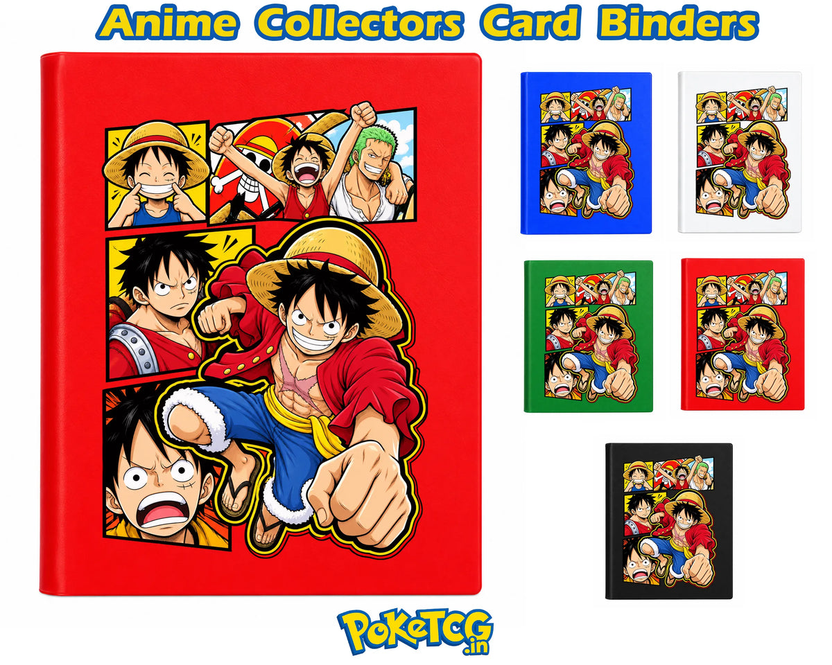 One Piece Monkey D. Luffy Anime Card Binder Straw Hat Pirates Edition
