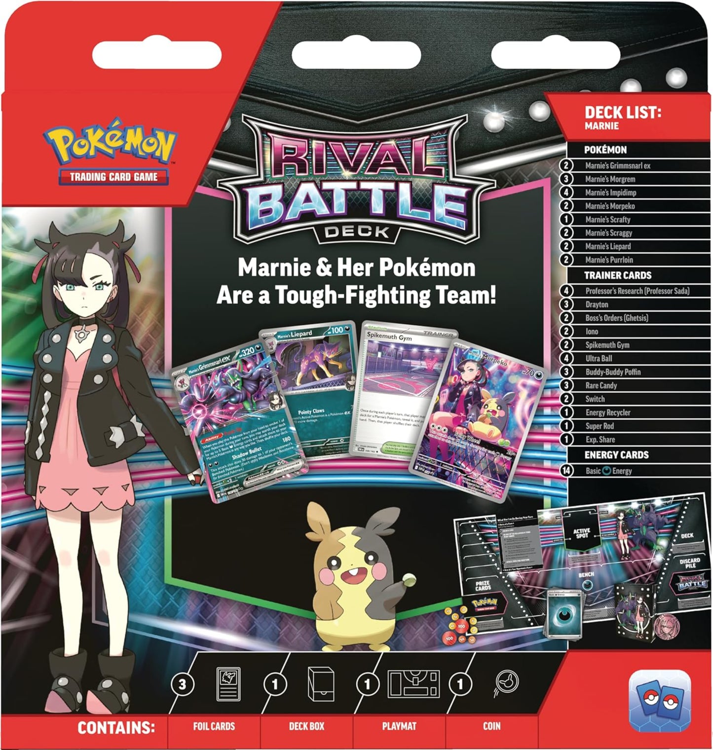 Pokemon TCG: Rival Battle Deck — Marnie (60 Cards)