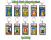 Pokémon Mini Graded Slab Acrylic Keychain – Pikachu & Friends Collector Charm