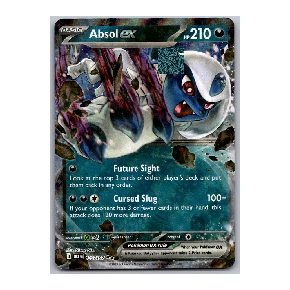 Absol ex 135/197 Obsidian Flames Pokémon Card