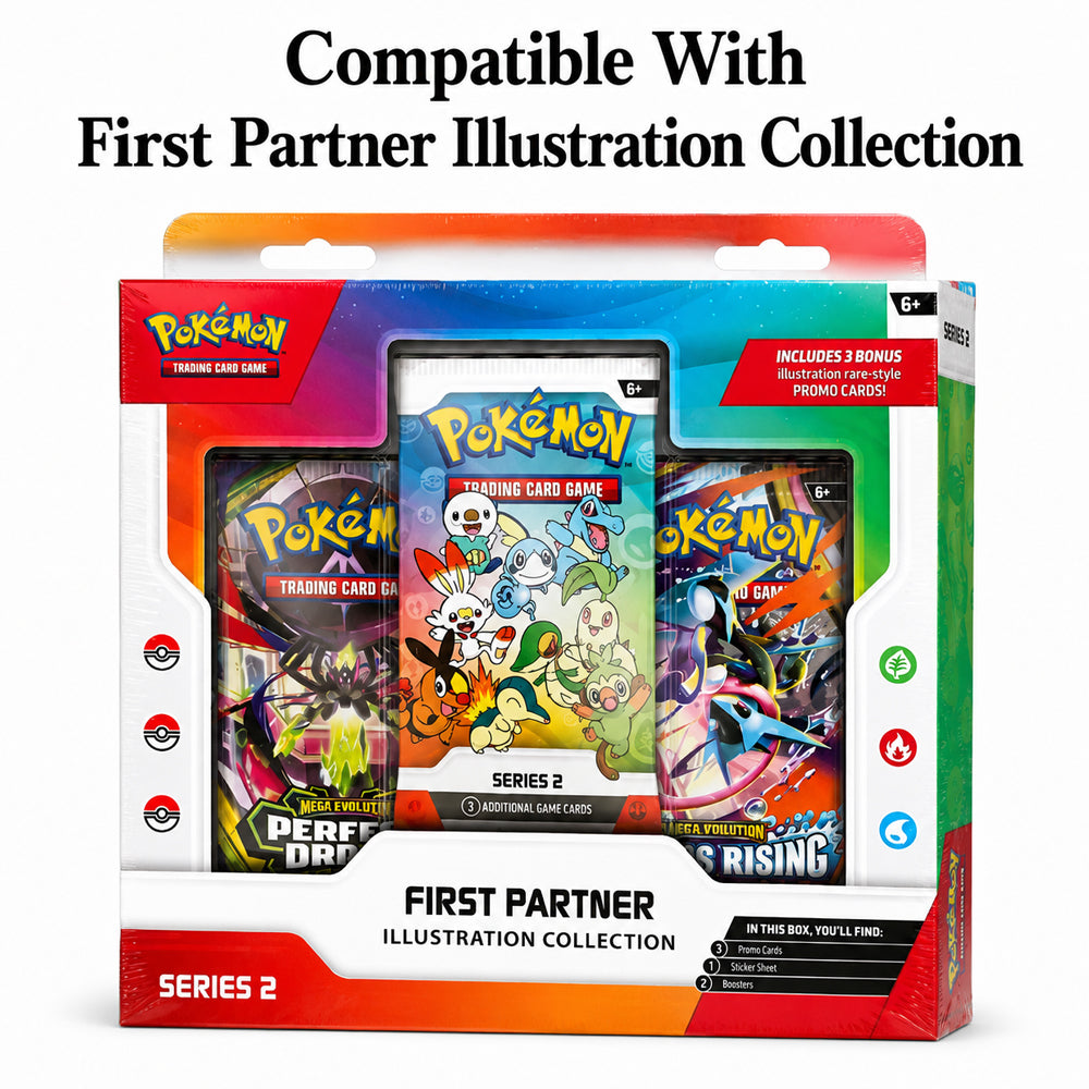 Acrylic Display Case for Pokémon First Partner Illustration Collection Series 2