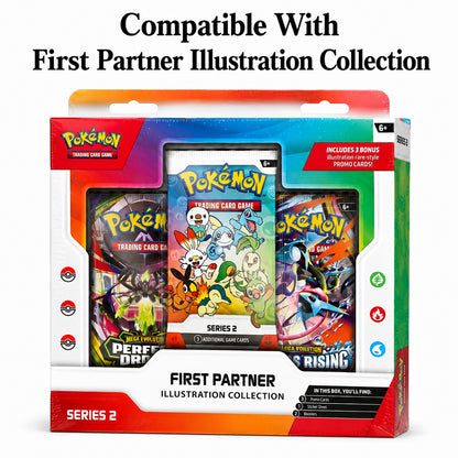 Acrylic Display Case for Pokémon First Partner Illustration Collection Series 2