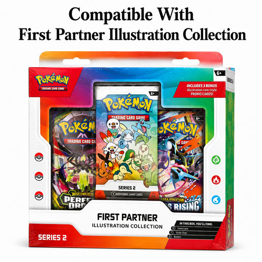 Acrylic Display Case for Pokémon First Partner Illustration Collection Series 2