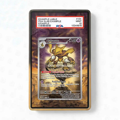 Alakazam 009 Black Star Promo Extended Art Graded Display Case