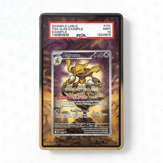 Alakazam 009 Black Star Promo Extended Art Graded Display Case