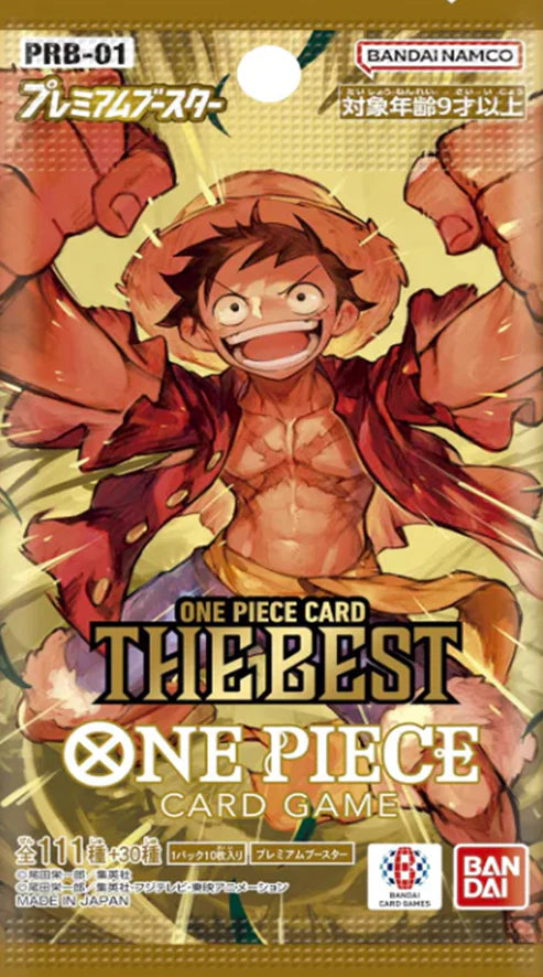 BANDAI ONE Piece Card Game Premium Booster ONE Piece Card The Best [PRB-01] Booster Pack (Japanese Version)