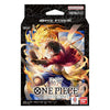 One Piece card game packaging with character illustration and branding
