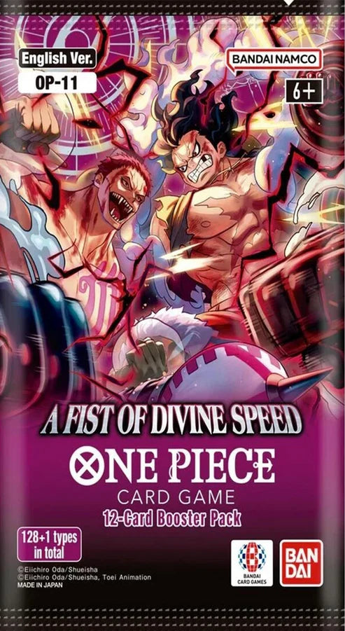Bandai | One Piece TCG: A Fist of Divine Speed (OP-11) Booster Pack (English Version)