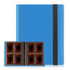 Blue blinder with black strip  4  pocket card holder