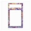 A decorative picture frame with a colorful anime-style cloud border. The frame features a top mounting slot and a large central cutout, showcasing a pastel design with purple, pink, blue, and yellow hues.