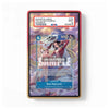 A PSA graded collectible card slab showing a character card for Boa Hancock, with a red outer slab border and a gold-toned edge, photographed on a plain white background.