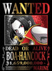 Boa Hancock Wanted Poster Red Black Anime Wall Art - PokeTCG