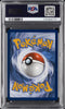 Pokémon trading card in a PSA protective case with logo and number