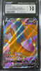 Pokémon Charizard V card in a protective case with CGC certification label