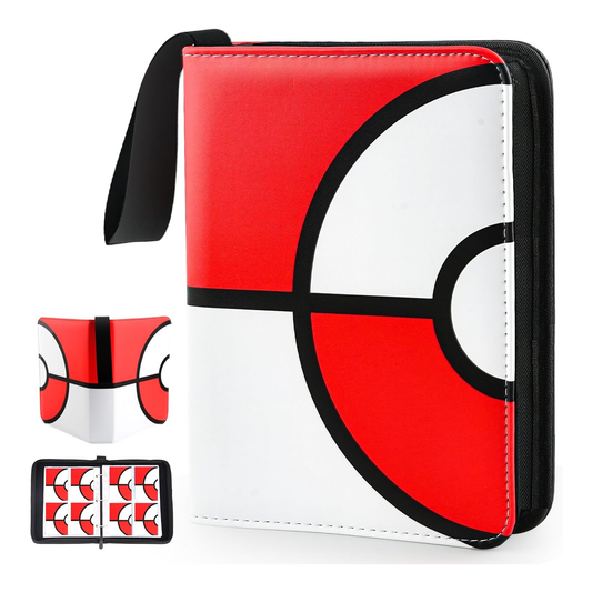 Red and white item with a black border on a white background