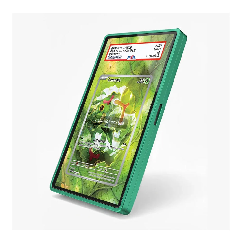 A rectangular phone case with rounded corners featuring a detailed, colorful cartoon illustration of a Japanese street market scene. The design includes characters, lanterns, and storefronts, with a large blank white space in the center for a phone insert.