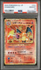 A graded 2023 Pokémon CLLEL JP Charizard JP GEM MT 10 PSA certified trading card, showing the Charizard illustration on a gold foil background inside a clear plastic grading slab.