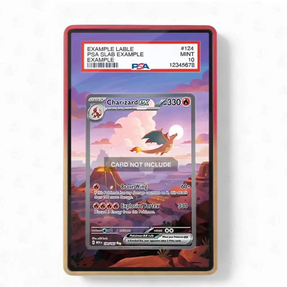 Charizard ex 199/165 Extended Art Graded Display
