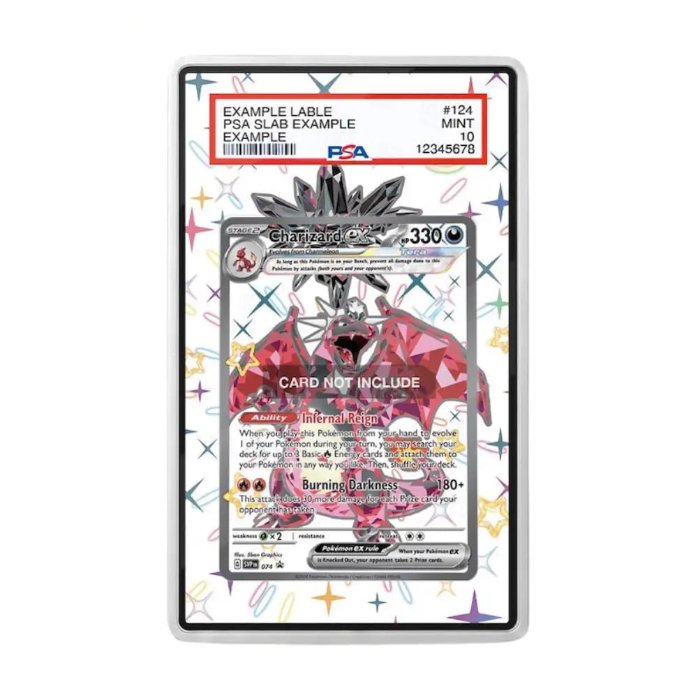 Charizard ex SVP 074 Pokémon TCG Extended Art Graded Display Case