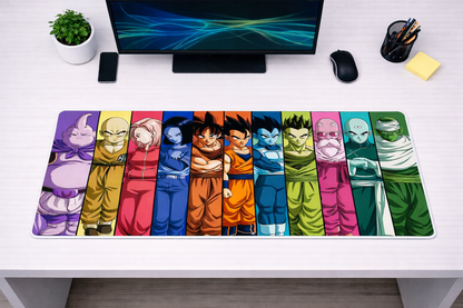 Dragon Ball Super Team Universe 7 XXL Gaming Mousepad – 24" x 12" Classic Anime Desk Mat- Poketcg.in