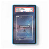 A PSA-graded sample Pokémon trading card slab on a white background. The slab has a blue border and a clear front showing a sample card with a 'CARD NOT INCLUDE' overlay and a red PSA label at the top with grading details.