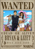 Custom Wanted Poster Couple Anime Style Dead or Alive Personalized Bounty Poster Gift for Couples Friends Portrait - PokeTCG