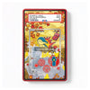 A PSA graded display card case featuring a Pokémon-themed design with a red border, autumn leaf pattern, and a central holographic card insert showing a Croucon illustration. The top section includes a white label with grading details and a PSA logo.