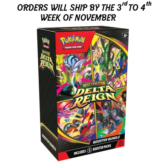 Pokémon TCG: Mega Evolution—Delta Reign Booster Bundle (6 Booster Packs)