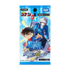 A sealed Takara Tomy Detective Conan card pack, model CT-P09, featuring anime characters Conan and Roronoa Zoro on a bright blue background with Japanese text.