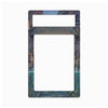 A decorative rectangular phone case or frame insert featuring an illustrated gothic stone archway and water scene, shown on a plain light gray background.