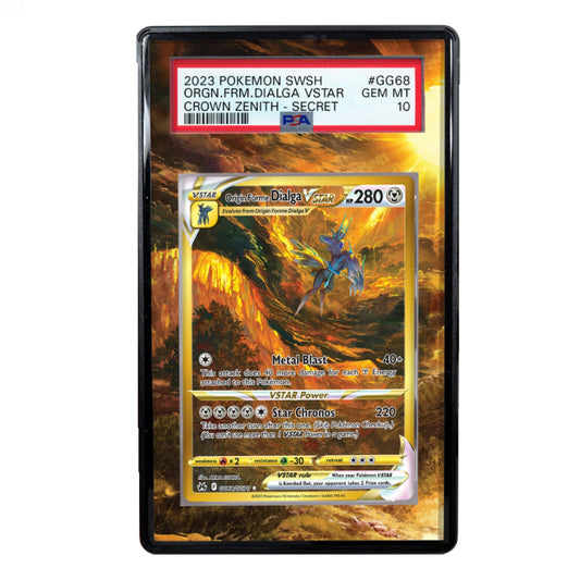 Dialga VSTAR Gold Alt Art Custom Graded Display Case