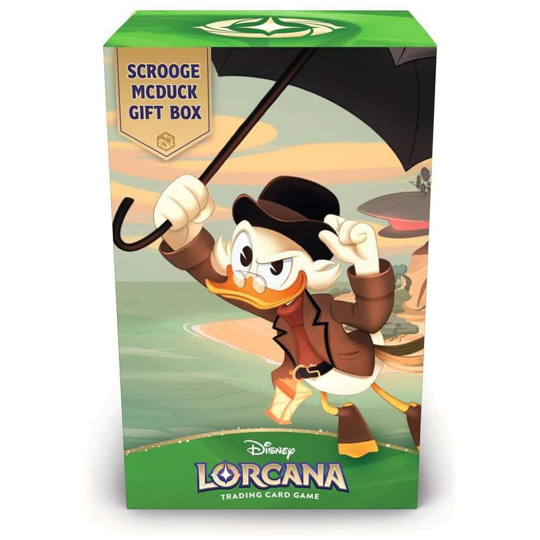 Disney Lorcana Scrooge McDuck Gift Box – Exclusive Glimmer Foil Promo
