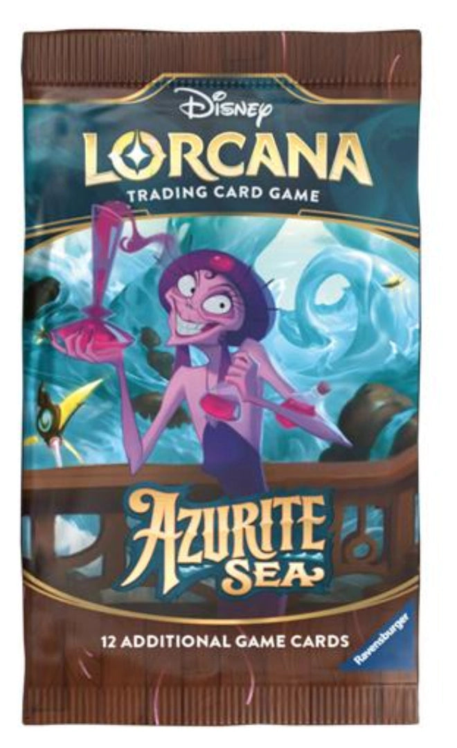 Disney Lorcana Azurite Sea Set 6 booster pack