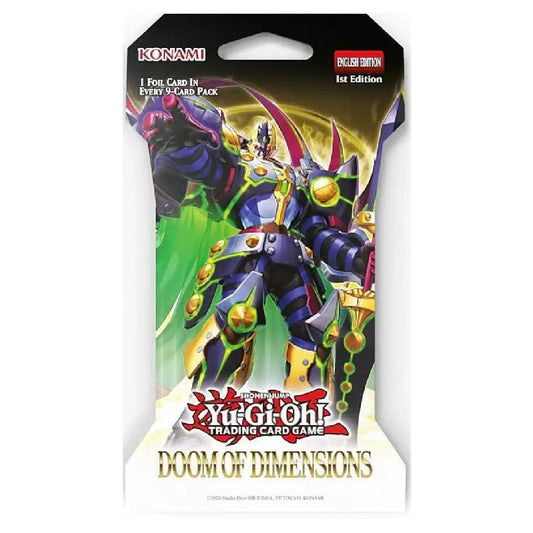 Yu-Gi-Oh! Doom of Dimensions Sleeved Booster Pack – Epic Dueling Edition