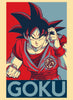 Dragon Ball Goku Minimalist Retro Art Poster Anime Wall Decor - PokeTCG