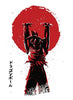 Dragon Ball Goku Spirit Bomb Minimalist Red Poster - PokeTCG