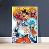 Dragon Ball Super Goku Transformations Poster Ultra Instinct Art - PokeTCG