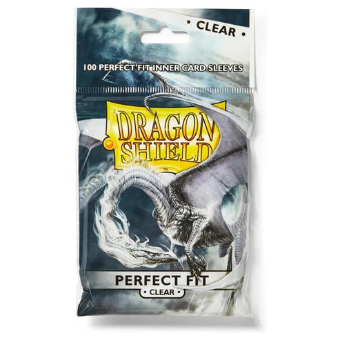 Dragon Shield 100 Standard Size Clear Perfect Fit Sleeves