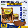 Dragon Shield Copper Matte Sleeves Standard Size "Single sleeve" - PokeTCG